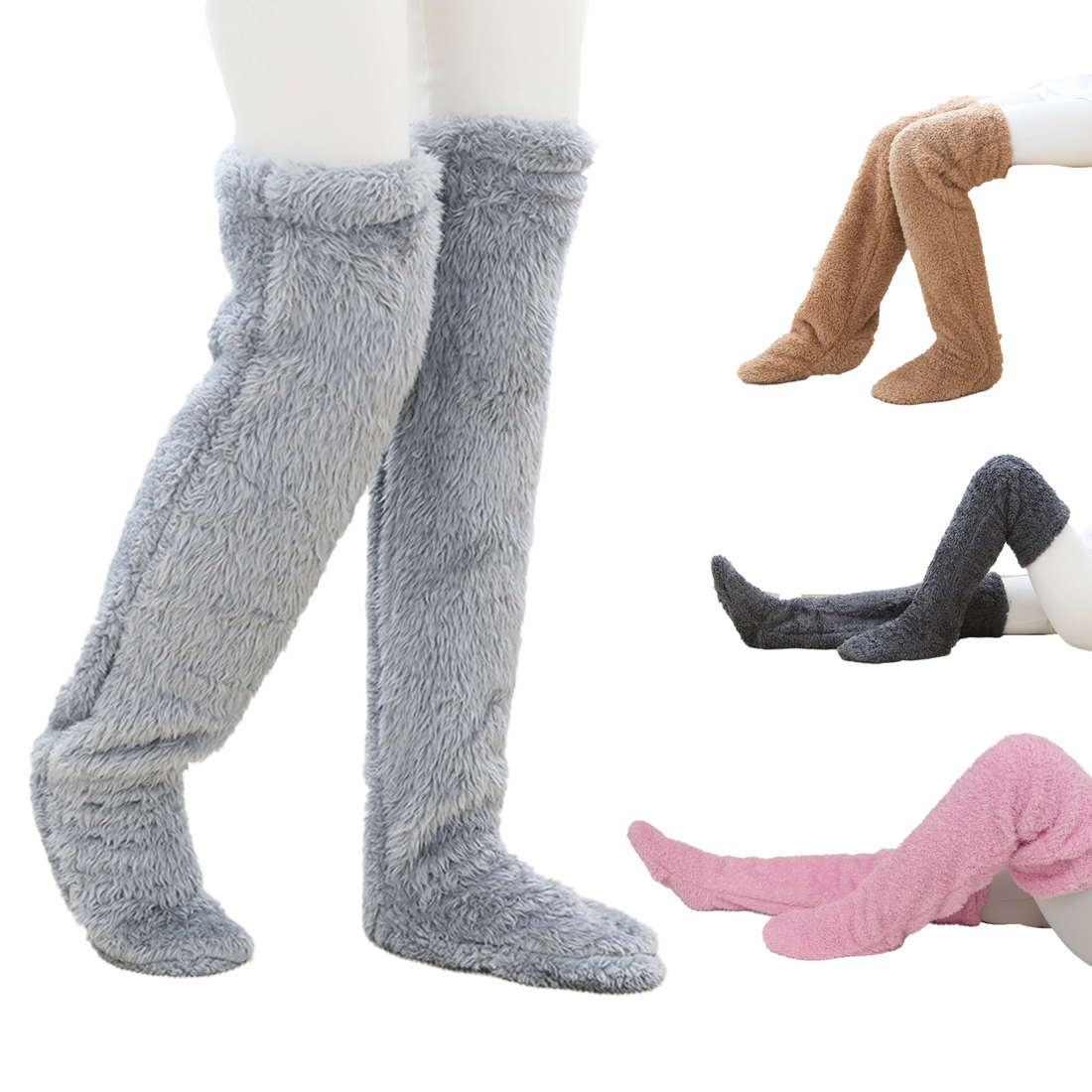 Fuzzy Leg Warmer Stockings – Cozy, Stylish &amp; Perfect for Layering All Season