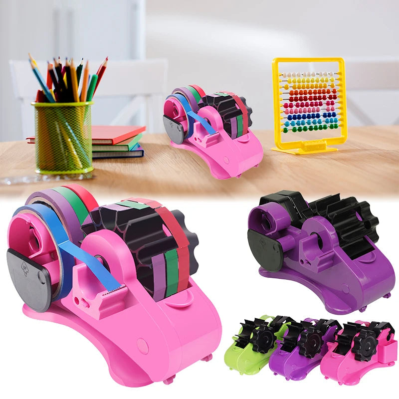 Semi-Automatic Tape Dispenser – Precision Cutting &amp; Dual-Core Efficiency for Flawless Gift Wrapping