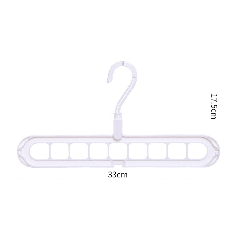 9-in-1 Magic Space Saving Hanger - 360° Rotating Cascading Closet Organizer