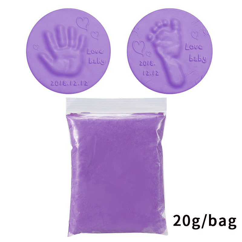 Kit d'Ornement en Argile pour Empreinte de Bébé - Souvenir d'Empreinte de Main et de Pied pour Nouveau-né