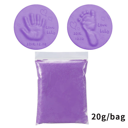 Kit d'Ornement en Argile pour Empreinte de Bébé - Souvenir d'Empreinte de Main et de Pied pour Nouveau-né