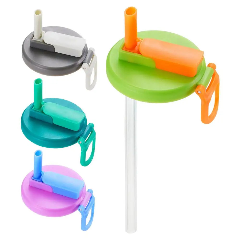 Wiederverwendbare Getr?nkedosen-Deckelabdeckung mit Silikon-Strohhalm - BPA-freie auslaufsichere Dosenabdeckungen für Standard 12oz-Dosen