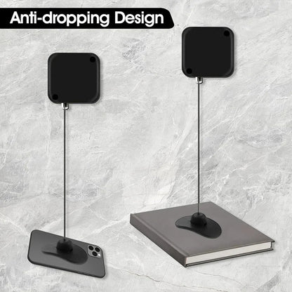 Fecho de Cabo para Controlo Remoto de Cabeceira - Corrente de Segurança Retrátil Anti-Perda de 2m para Comandos de TV, Jogos e Ar Condicionado (Pack de 2)
