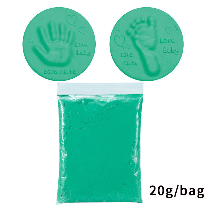 Kit d'Ornement en Argile pour Empreinte de Bébé - Souvenir d'Empreinte de Main et de Pied pour Nouveau-né