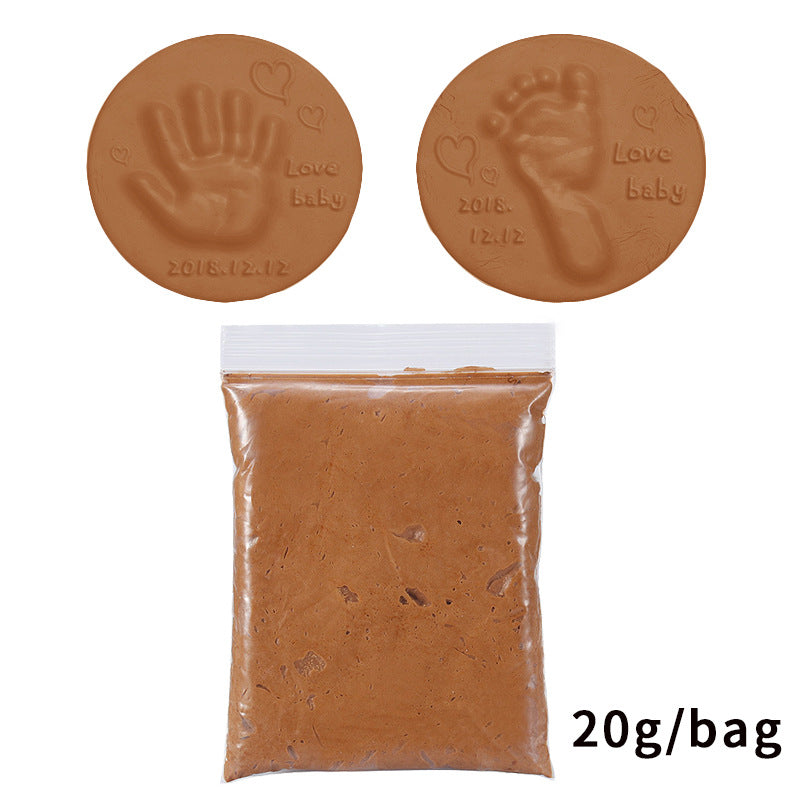 Kit d'Ornement en Argile pour Empreinte de Bébé - Souvenir d'Empreinte de Main et de Pied pour Nouveau-né