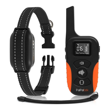 No Shock Dog Training Collar with Remote - 3300ft Range Vibration Collar for Dogs, 9 Adjustable Levels, Waterproof Rechargeable Humane Pet Training Collar with Beep Mode and Safety Lock