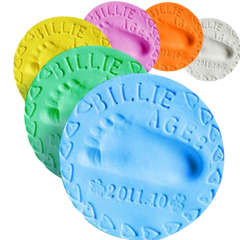 Kit d'Ornement en Argile pour Empreinte de Bébé - Souvenir d'Empreinte de Main et de Pied pour Nouveau-né