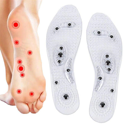Plantillas Magnéticas de Masaje para Alivio del Dolor en los Pies - Plantillas para Zapatos con Soporte de Arco de Acupresi?n