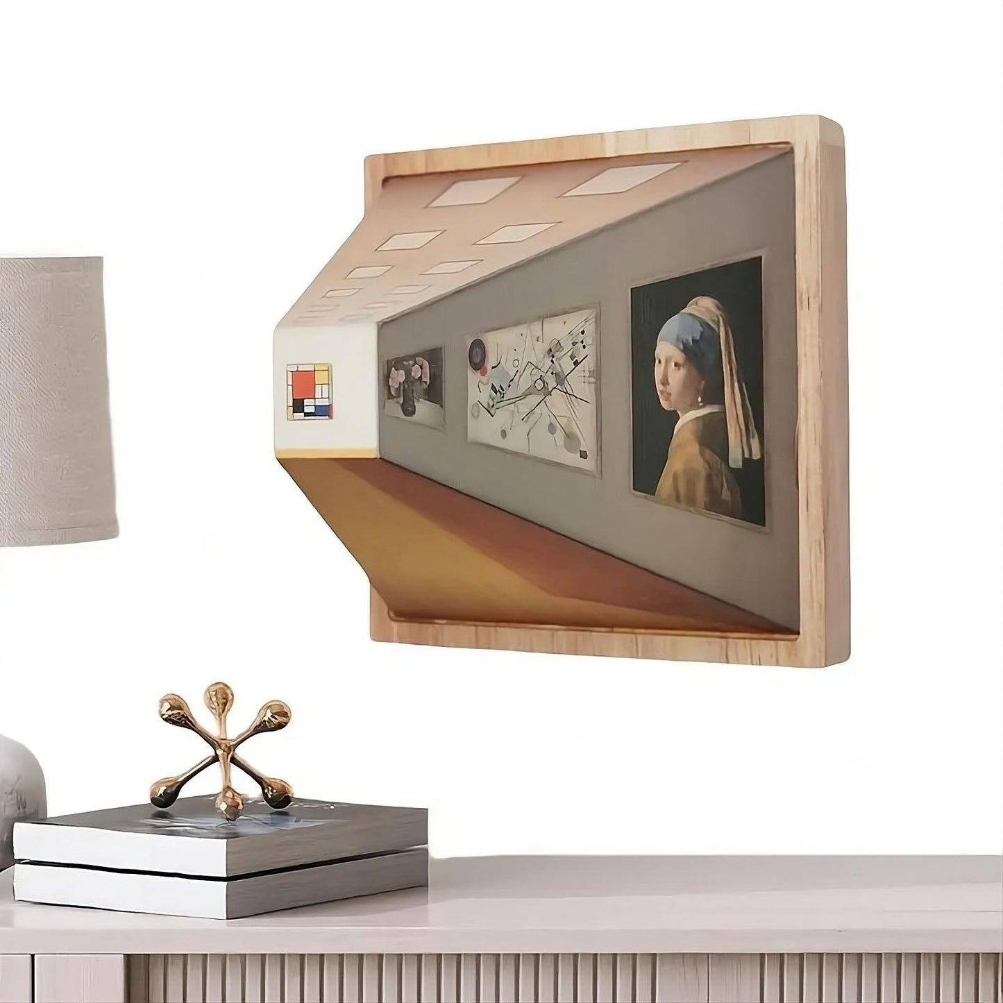 3D Naked Eye Visual Night Light Painting
