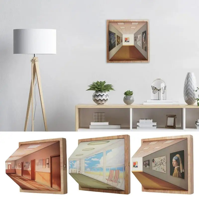 3D Visual Night Light Painting Naked Eye
