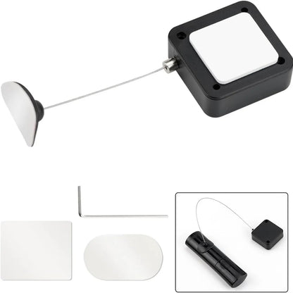 Fecho de Cabo para Controlo Remoto de Cabeceira - Corrente de Segurança Retrátil Anti-Perda de 2m para Comandos de TV, Jogos e Ar Condicionado (Pack de 2)