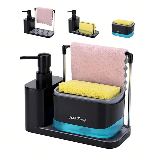 5 In 1 Hand And Dish Soap Dispenser Set For Kitchen And Bathroom
