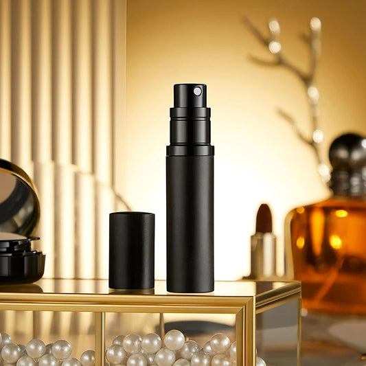 5ml Mini Perfume Dispenser Travel Refillable Perfume Atomizer with Leak Proof Bottom Filling Design
