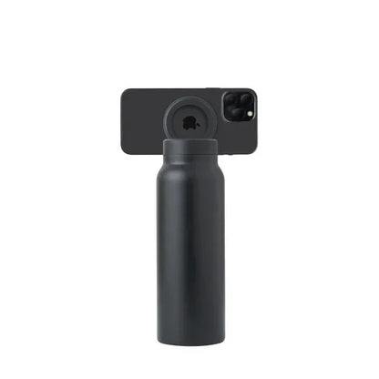 MagSafe-kompatibler isolierter Wasserflasche mit 360° drehbarem Telefonhalter - 24oz Edelstahl