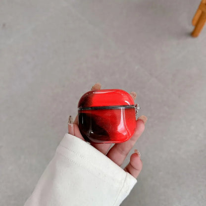 Cover Luminosa Sabbia Quicksand per AirPods - Copertura Protettiva che Brilla al Buio con Sabbia Liquida in Movimento per AirPods Pro 4, 3, 2 e Modelli Originali