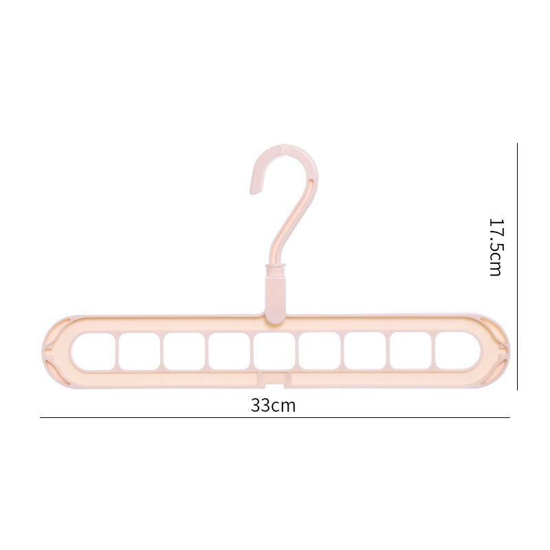 9-in-1 Magic Space Saving Hanger - 360° Rotating Cascading Closet Organizer