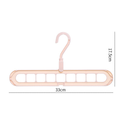 9-in-1 Magic Space Saving Hanger - 360° Rotating Cascading Closet Organizer