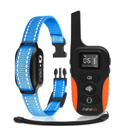 No Shock Dog Training Collar with Remote - 3300ft Range Vibration Collar for Dogs, 9 Adjustable Levels, Waterproof Rechargeable Humane Pet Training Collar with Beep Mode and Safety Lock