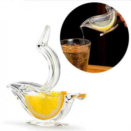Acrylic Bird Shaped Lemon Juice Press Squeezer Manual Citrus Juicer for Fresh Lemon Lime and Orange Juice
