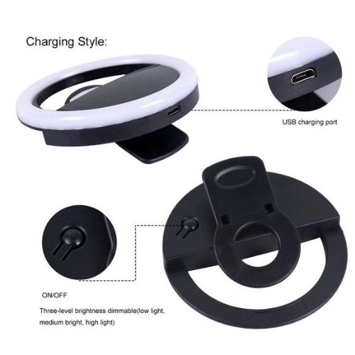 Adjustable Selfie Ring Light for Phone
