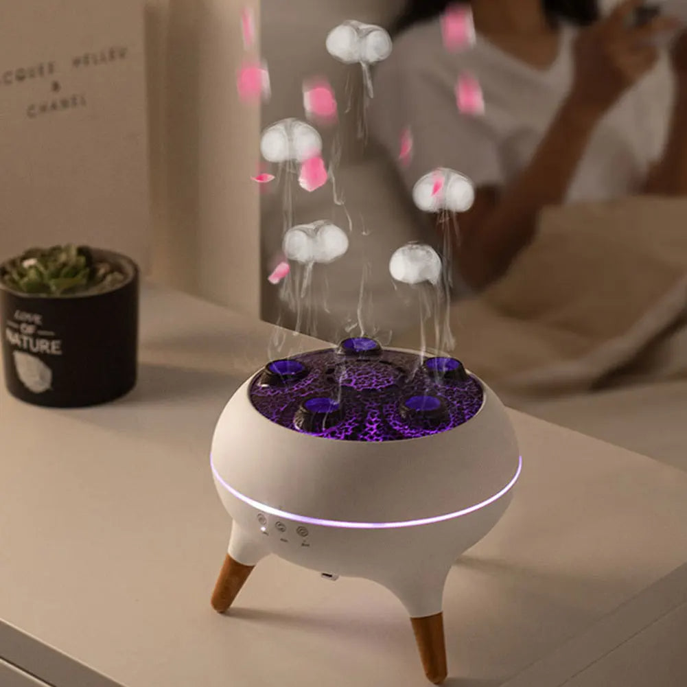 Air Humidifier Dynamic Jellyfish with Essential Oil Diffuser 7 LED Lights and Remote Control
