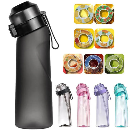 Air Up Flavored Water Bottle 650ml with 7 Fruit Fragrance Pods Sugar Free Zero Calorie Scent Based Hydration System White
