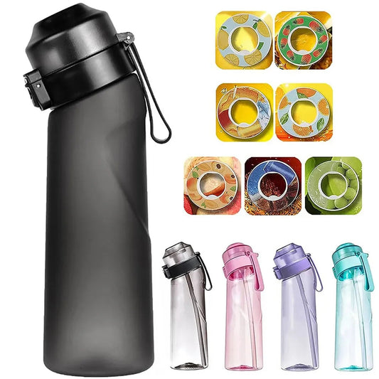 Air Up Flavored Water Bottle 650ml with 7 Fruit Fragrance Pods Sugar Free Zero Calorie Scent Based Hydration System White
