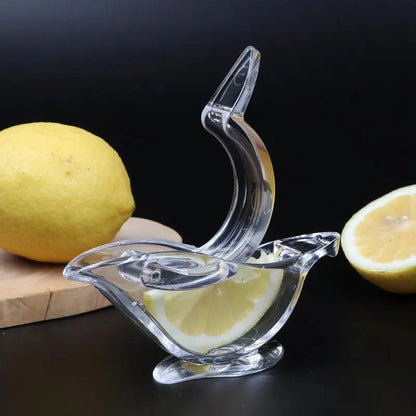 Bird Shaped Acrylic Lemon Juice Press Squeezer Manual Citrus Juicer for Fresh Lemon Lime and Orange Juice
