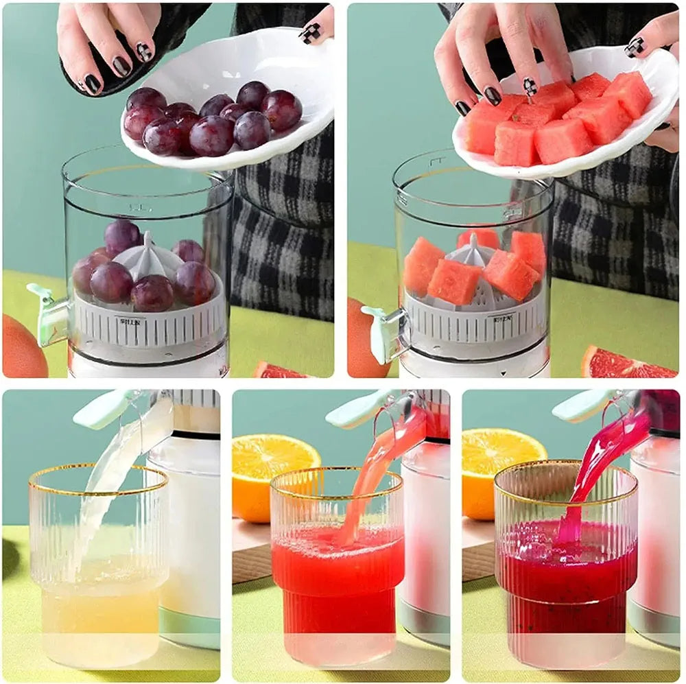 Pembuat jus listrik portabel terbuat dari bahan berkualitas tinggi, tahan lama, ringkas, dan ringan, cocok untuk membuat jus segar di rumah, kantor, atau saat bepergian.