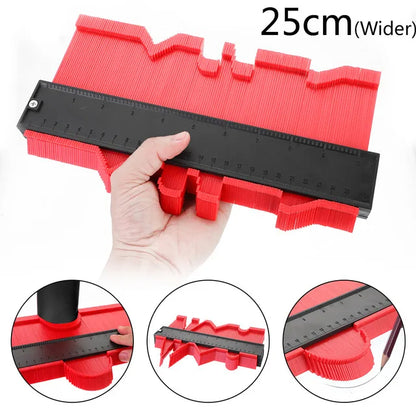 Contour Gauge Profile Duplicator Precise Shape Copying Tool for Woodworking Tile Cutting and Flooring General

