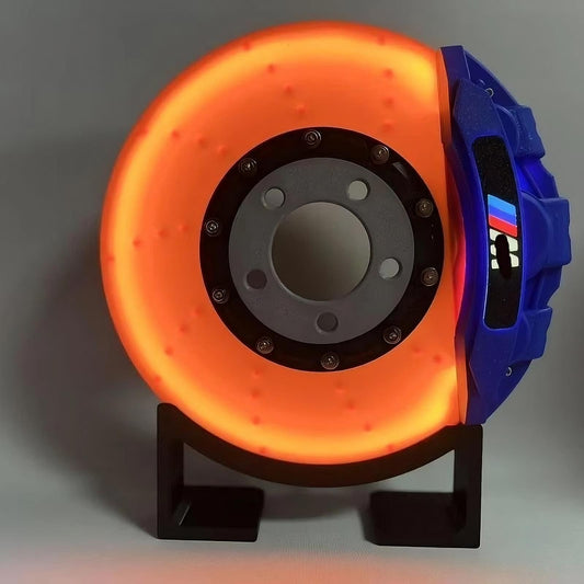Creative DIY Brake Disc LED Atmosphere Light Automotive Racing Rotor Lamp for Car Enthusiasts
