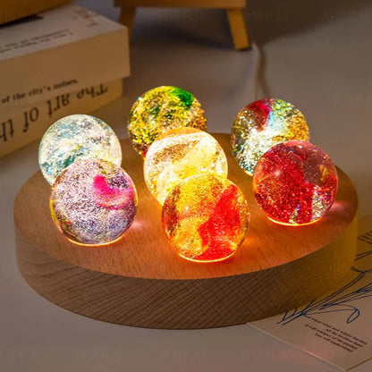 Crystal Balls Glass 7 Color
