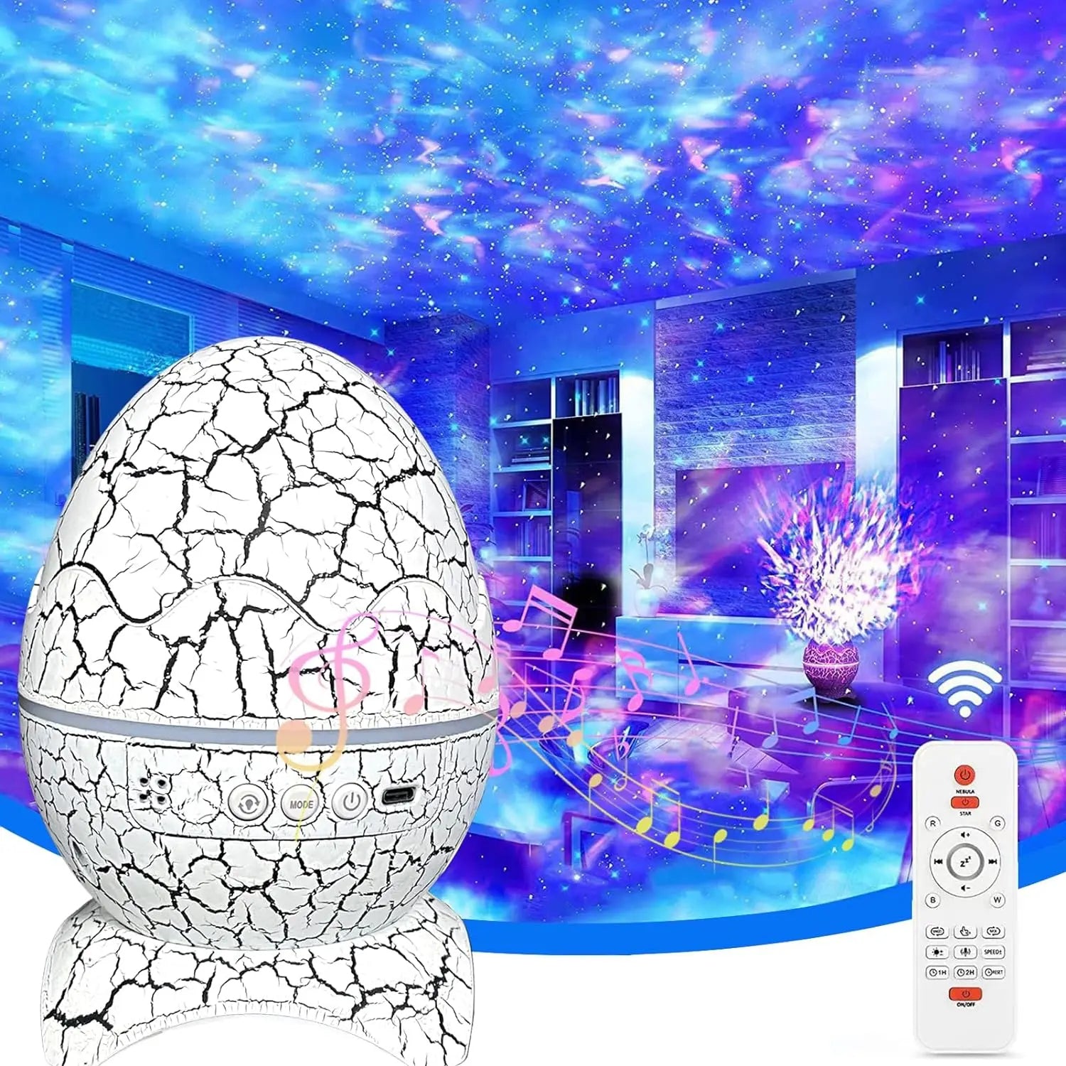 جهاز عرض مجرة على شكل بيضة ديناصور