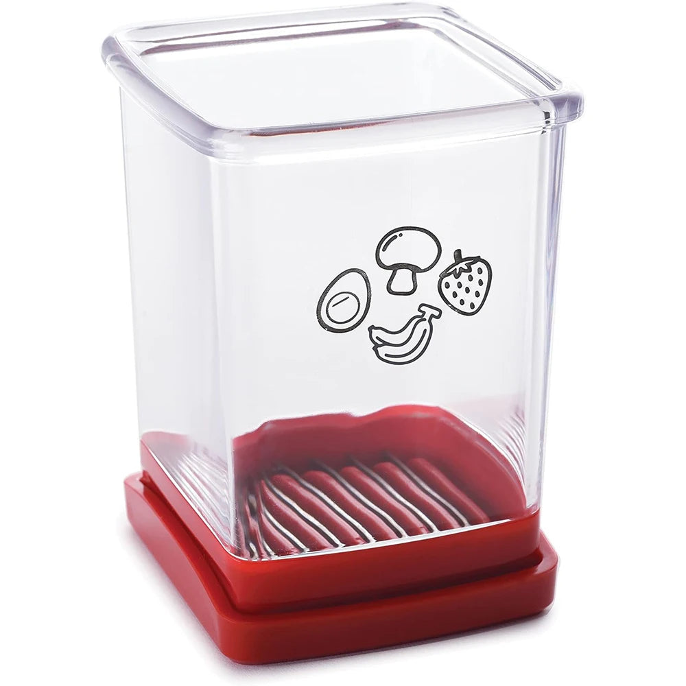 Fruit Vegetable Egg Speed ​​Slicer виготовлений з міцних високоякісних матеріалів, призначений для швидкого нарізання фруктів, овочів і яєць, компактний і простий у використанні.
