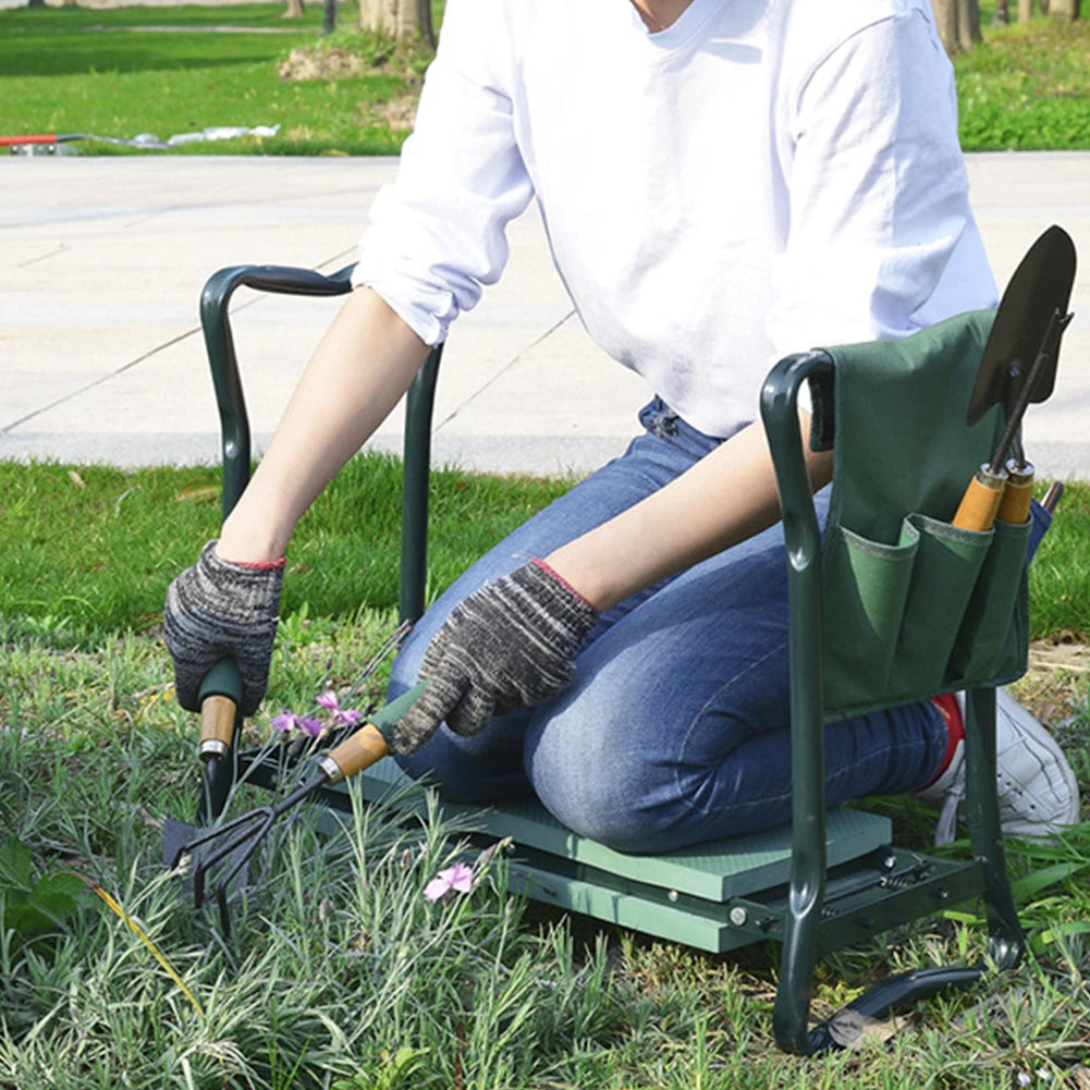 Dayanıklı Bahçe Dizlikli Katlanır Sandalye

