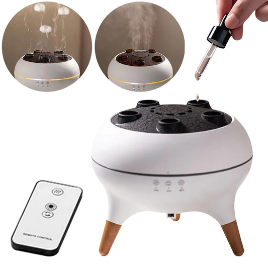 Dynamic Jellyfish Air Humidifier and Essential Oil Diffuser with 7 LED Lights and Remote Control
