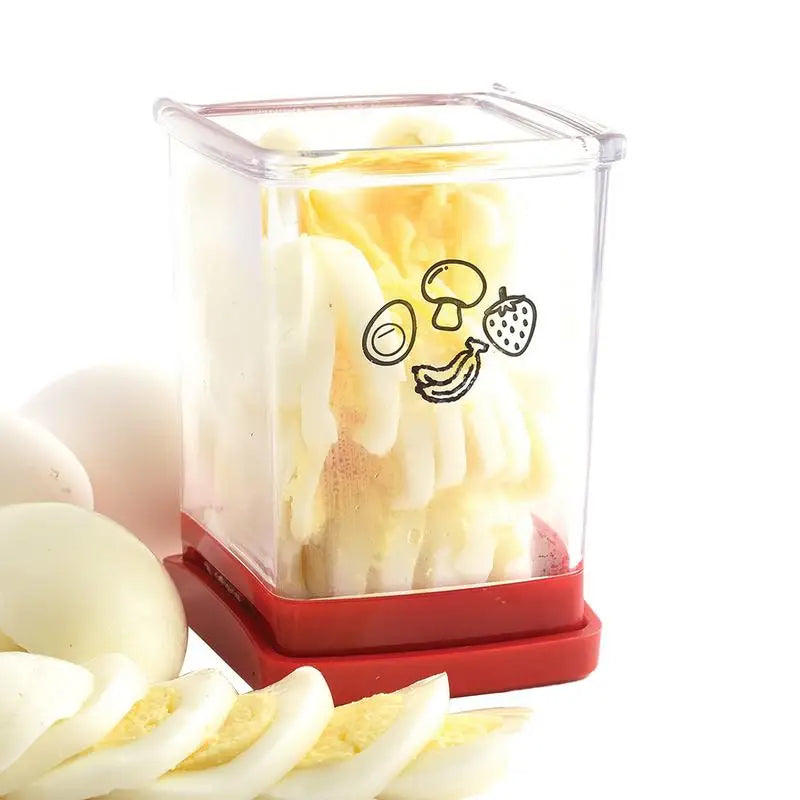 Fruit Vegetable Egg Speed ​​Slicer виготовлений з міцних високоякісних матеріалів, призначений для швидкого нарізання фруктів, овочів і яєць, компактний і простий у використанні.
