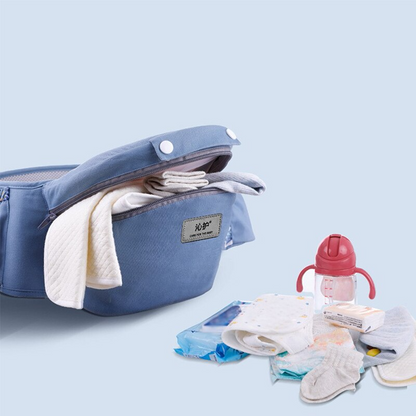 Ergonomic Baby Carrier for Newborn to Toddler Hip Healthy Adjustable Baby Carrier with Multiple Positions Blue
