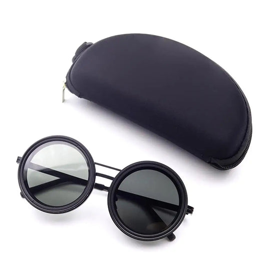 ND9 Adjustable Dimming Sunglasses Polarized UV400 Fishing Driving Outdoor Eyewear for Men Women Black
