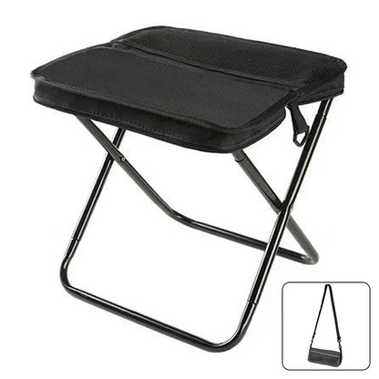 Foldable Backpack Stool Portable 2 in 1 Lightweight Camping Chair with Storage Bag for Outdoor Activities General
