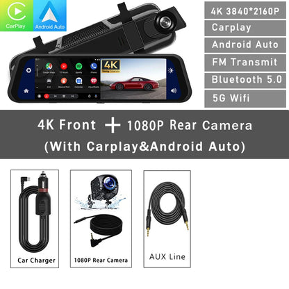 Full HD Aynalı Araç Kamerası Ekranı
