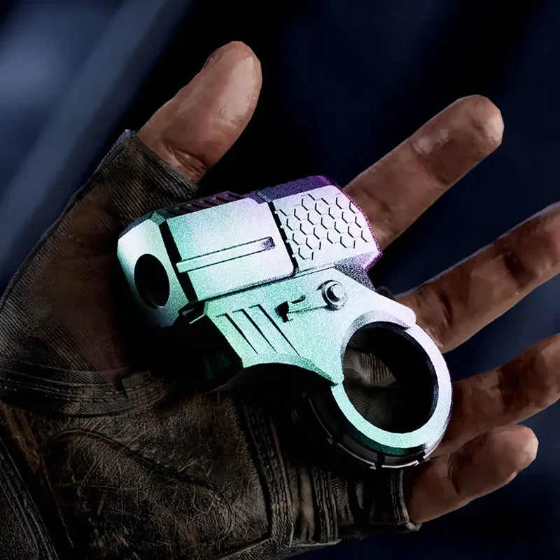 Yüksek kaliteli, dayanıklı malzemelerden üretilen, kompakt ve hafif Ring Fidget Gun, stresi azaltmak, odaklanmayı geliştirmek ve eğlence sağlamak için tasarlanmıştır.