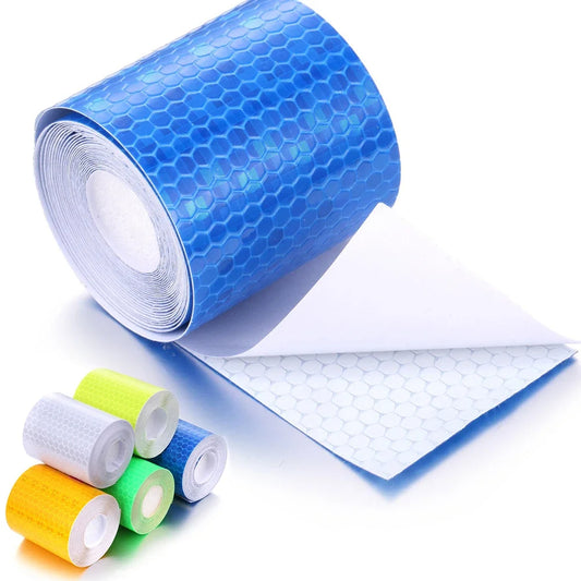 High Intensity Car Reflective Tape Waterproof Self Adhesive Vehicle Safety Tape Red for Night Visibility
