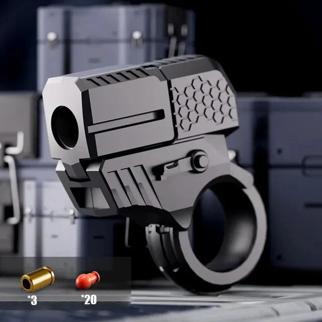 Yüksek kaliteli, dayanıklı malzemelerden üretilen, kompakt ve hafif Ring Fidget Gun, stresi azaltmak, odaklanmayı geliştirmek ve eğlence sağlamak için tasarlanmıştır.