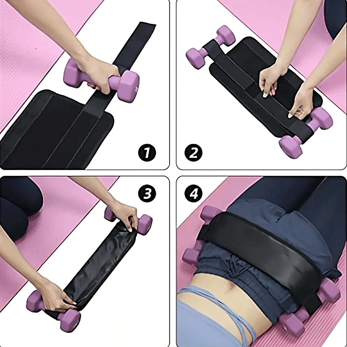 Hip Thrust Glute Bridge Belt Pad

