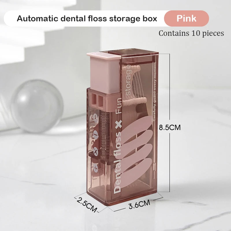 Dispensador de fio dental higiênico
