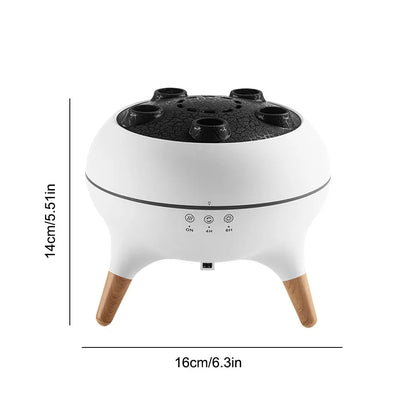 LED Jellyfish Air Humidifier and Essential Oil Diffuser with Dynamic Design and Remote Control
