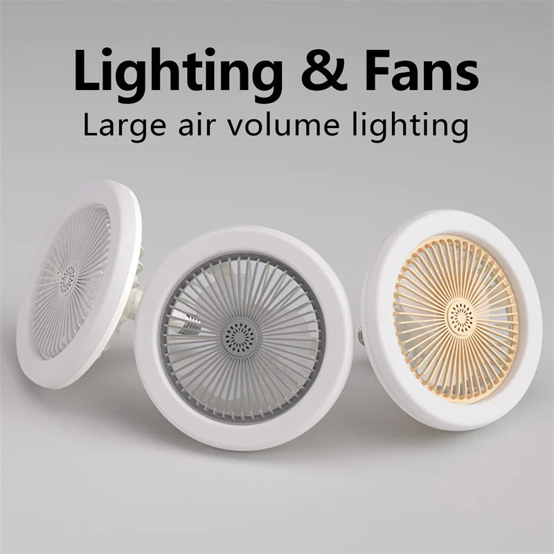 Uzaktan Kumandalı LED Soketli Fan Işığı
