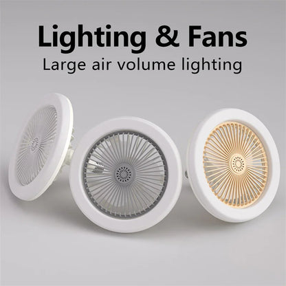 Uzaktan Kumandalı LED Soketli Fan Işığı
