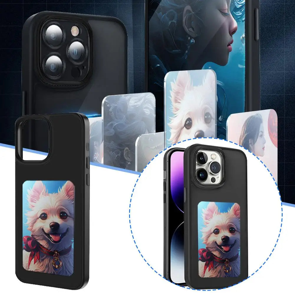 Dayanıklı malzemelerden üretilen E-Ink DIY Telefon Kılıfı, kişiselleştirilmiş metin veya çizimler için özelleştirilebilir ekran, telefonunuzu korurken yaratıcı bir dokunuş katar.
